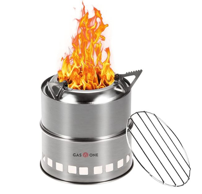 cheap wooden camping stove from Gas One Brand