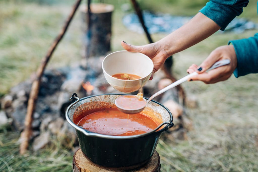 soups are good for campers as these can be easily prepared by adding boiling water