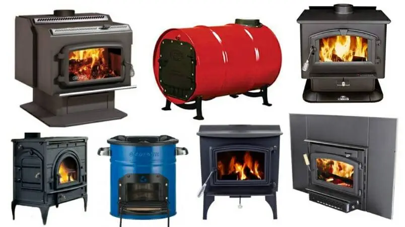 Wooden stove types