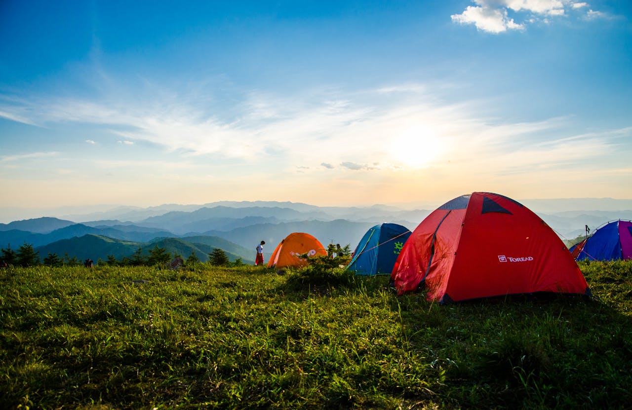 selecting a camping tent